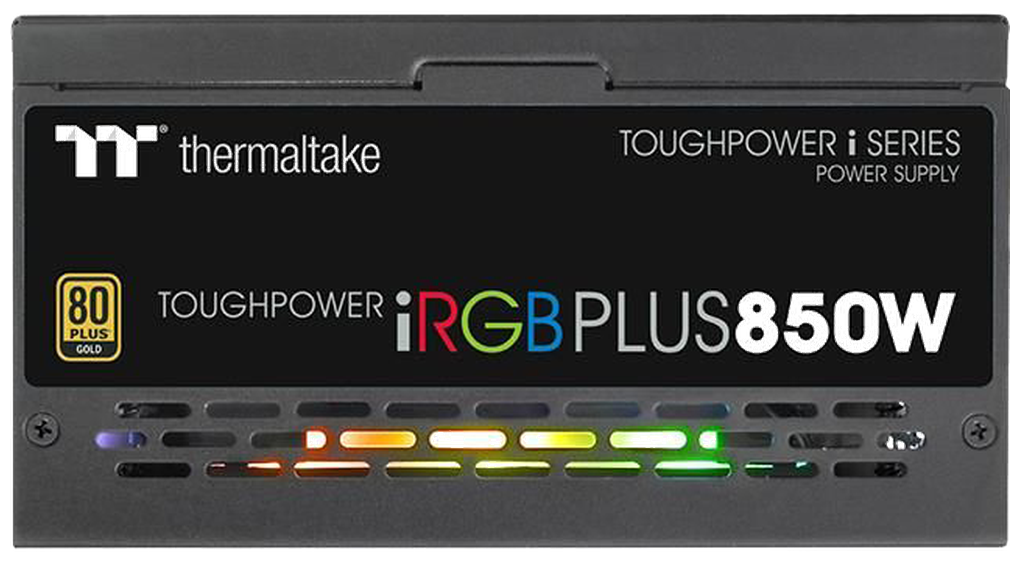 Блок питания THERMALTAKE Toughpower iRGB Plus, 850Вт, 140мм, черный, retail [ps-tpi-0850f3fdge-1] - фото №4