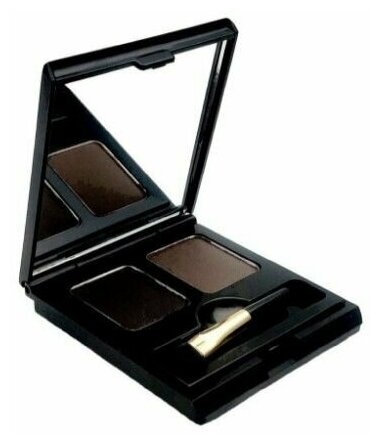 L'ocean Тени для бровей / Eye Brow Cake, 01 Black + Brown, 30 грамм