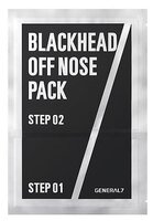 Scinic Двухшаговое средство против черных точек на носу General 7 Blackhead Off Nose Pack