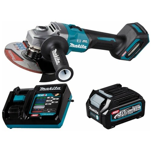 Шлифмашина угловая аккумуляторная 40В XGT 150мм Li-Ion 1x2Ач Makita GA035GA101 4493000₽