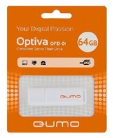 Флешка Qumo Optiva OFD-01 64Gb белый