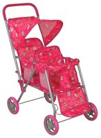 Прогулочная коляска Buggy Boom Mixy (8025) розовый/сердечки