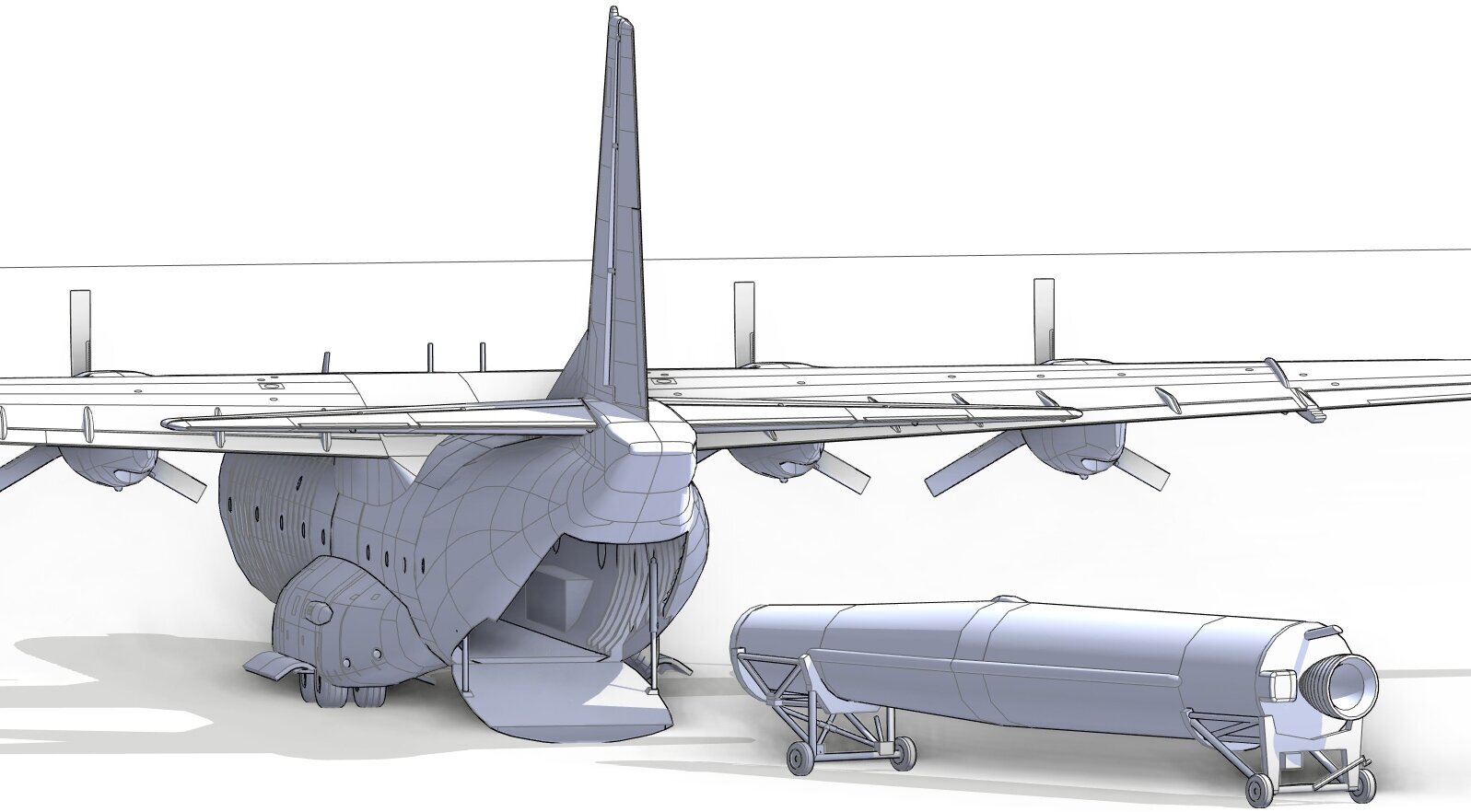 Rod336 Самолет Douglas C-133 w/PGM – 17 Thor IRBM