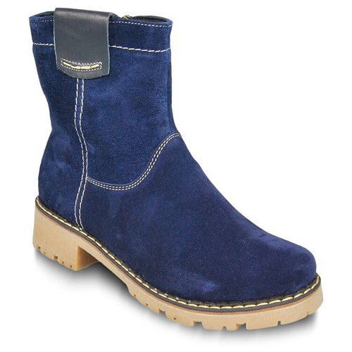 Laura Valorosa, зимние, натуральная замша, размер 38, синий