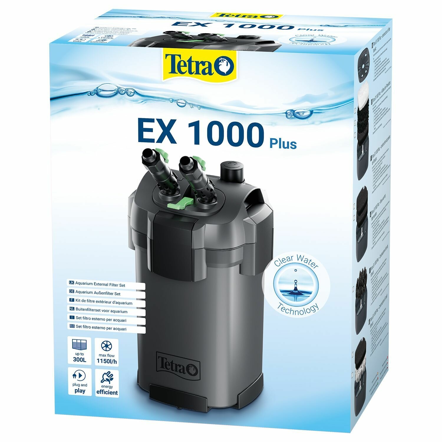 фото Фильтр внешний Tetra EX1000 plus, 1150л/ч, 10,5Вт на 150-300л