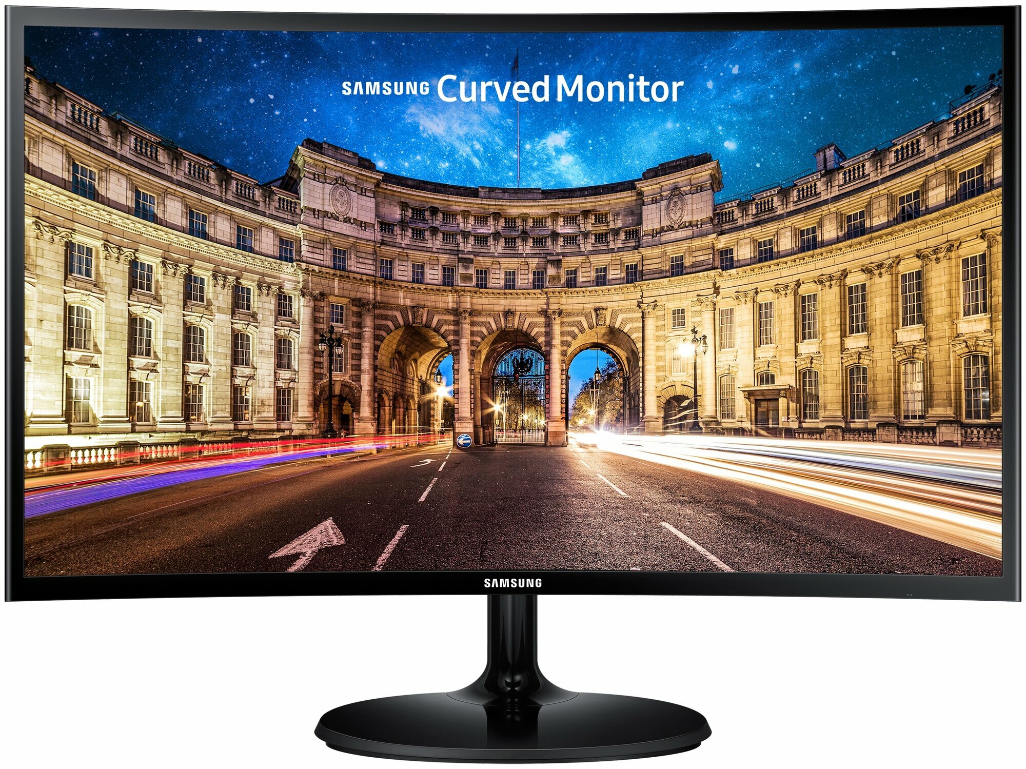 Монитор Samsung 23.5" C24F390FHI черный VA LED 4ms 16:9 HDMI Mat 250cd