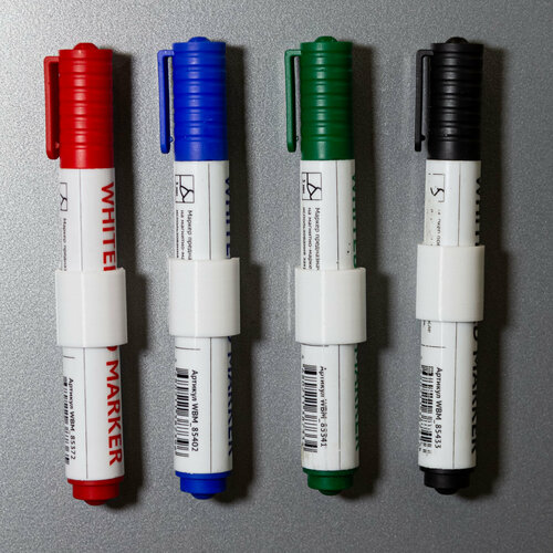 Магнитный держательзажим маркера для магнитной доски for white board белый 299₽