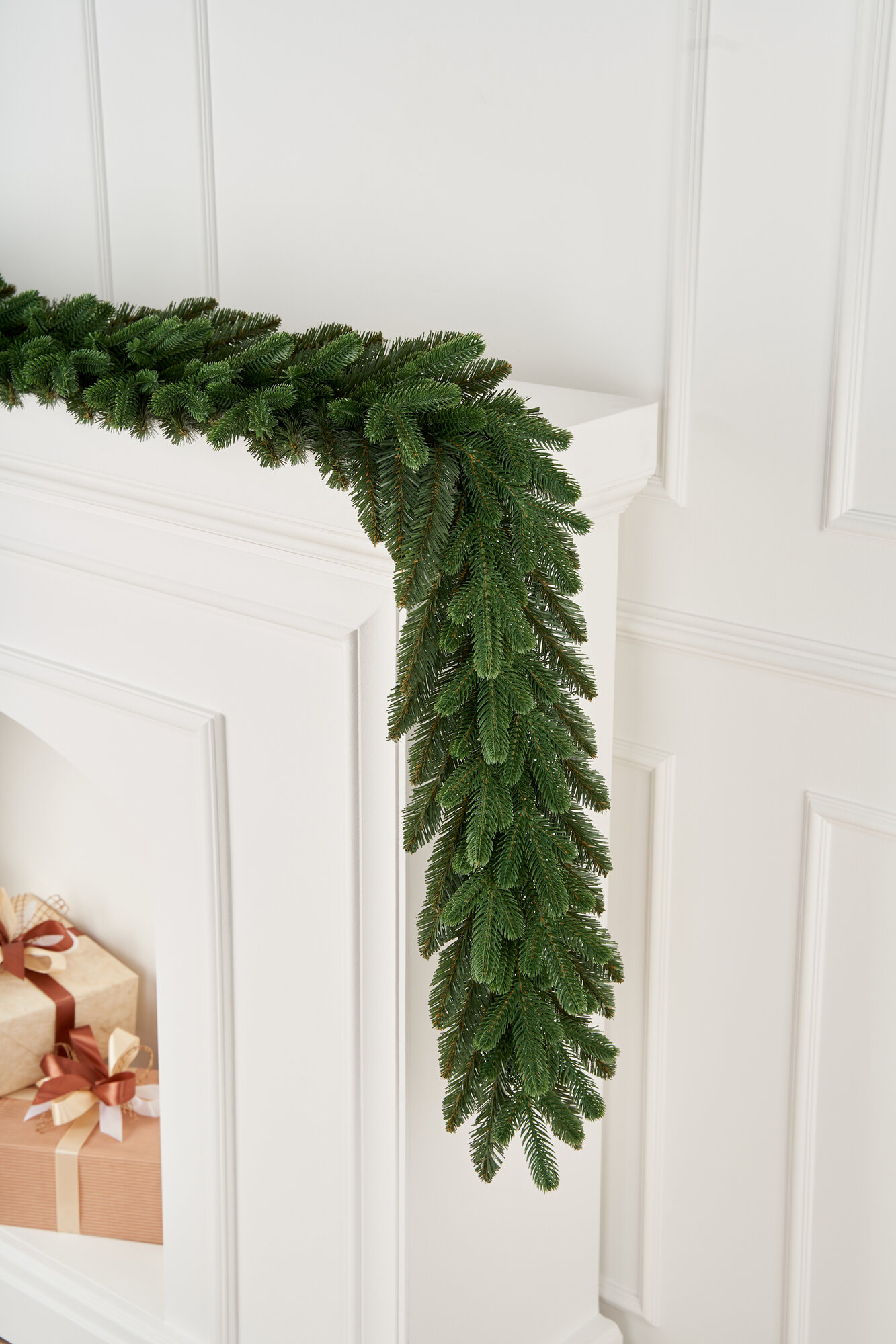 Венок Max Christmas рождественская Европейская 270*32 см, ГЕС, зеленый