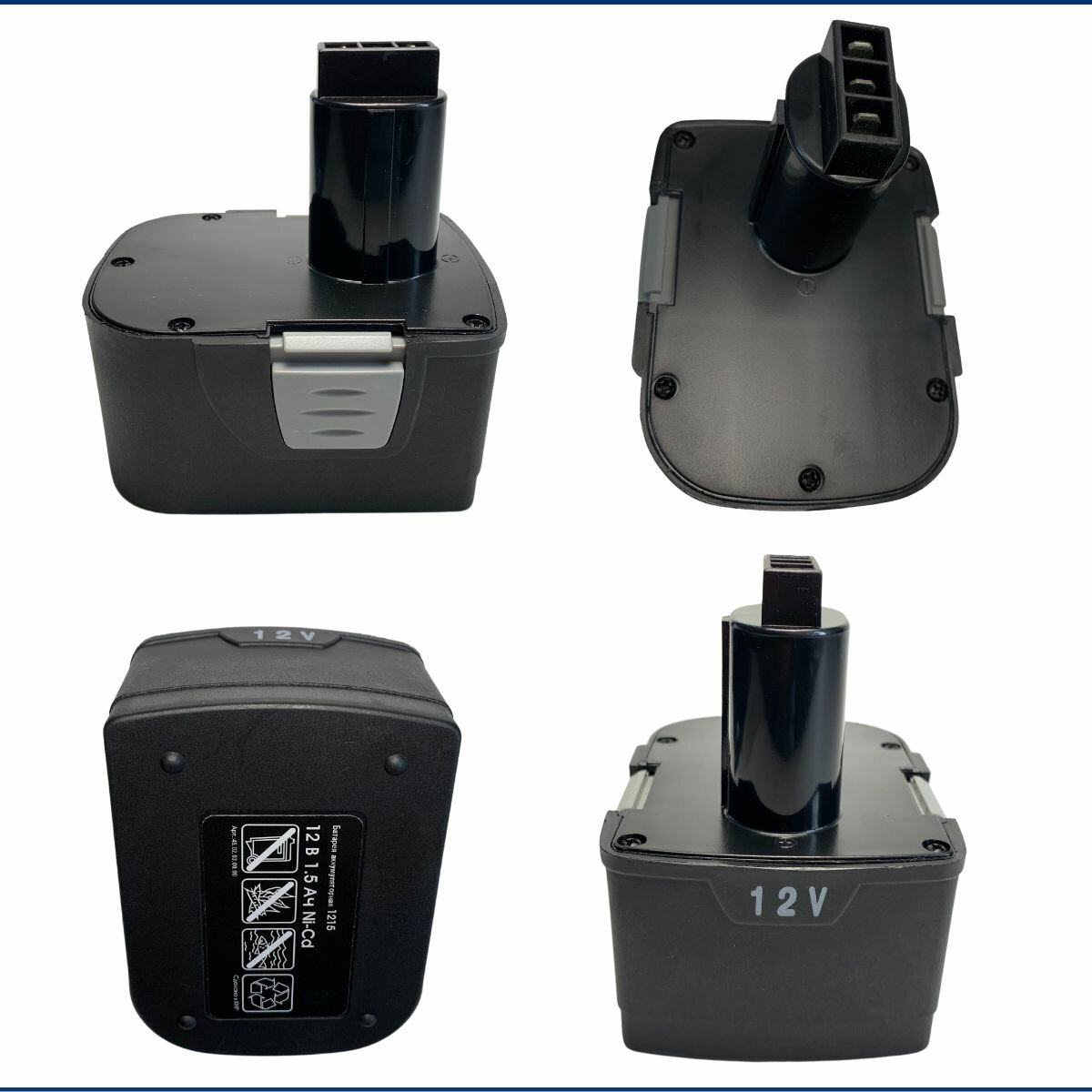 Изображение Аккумулятор для шуруповерта ИНТЕРСКОЛ 12V, 1.5Ah, Ni-Cd