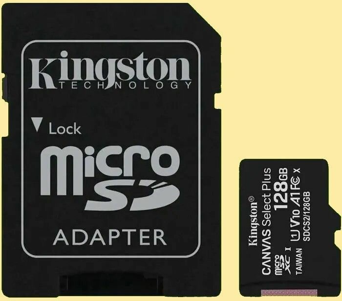 Карта памяти microSD 128 ГБ / microSDHC Canvas 128 ГБ / Карта расширения памяти 128 GB/ SDSa/bc — фото 1