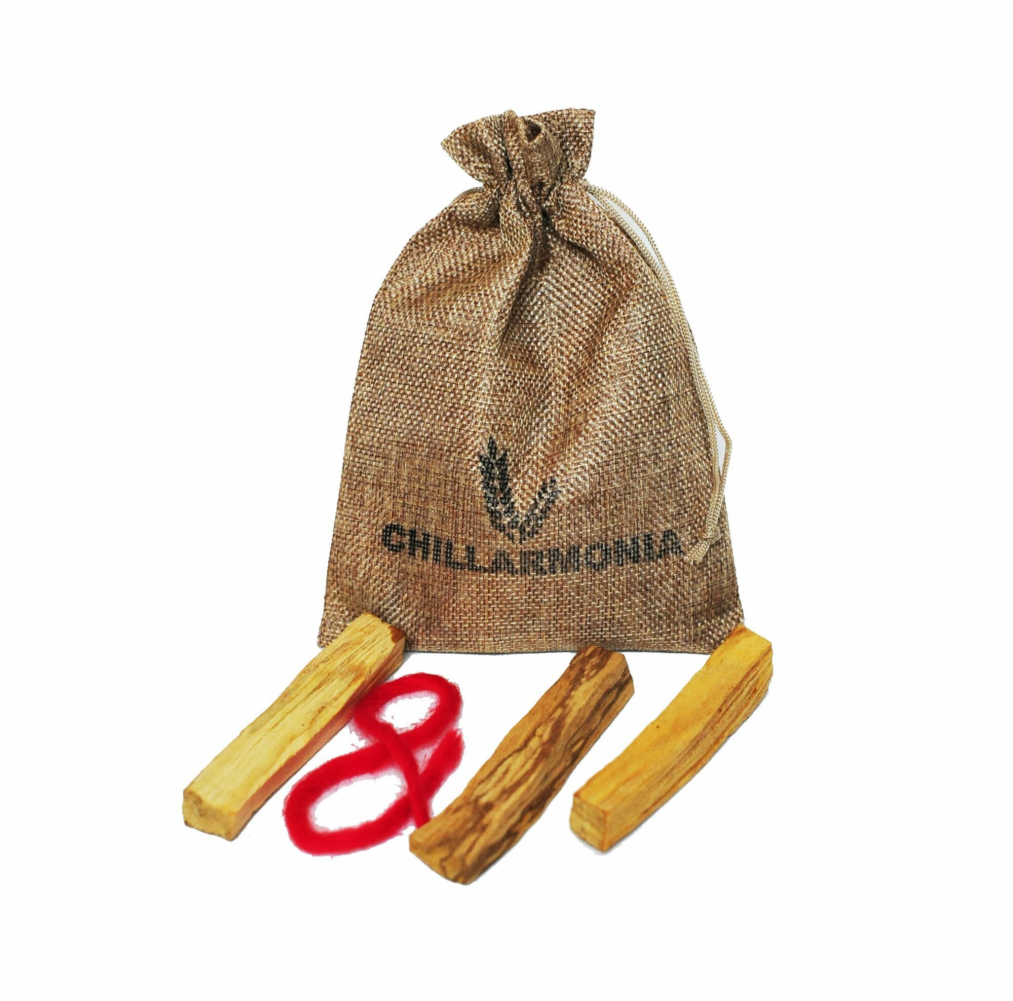 Благовония Пало Санто CHILLARMONIA, 3 штуки, палочки из дерева Palo Santo — фото 1