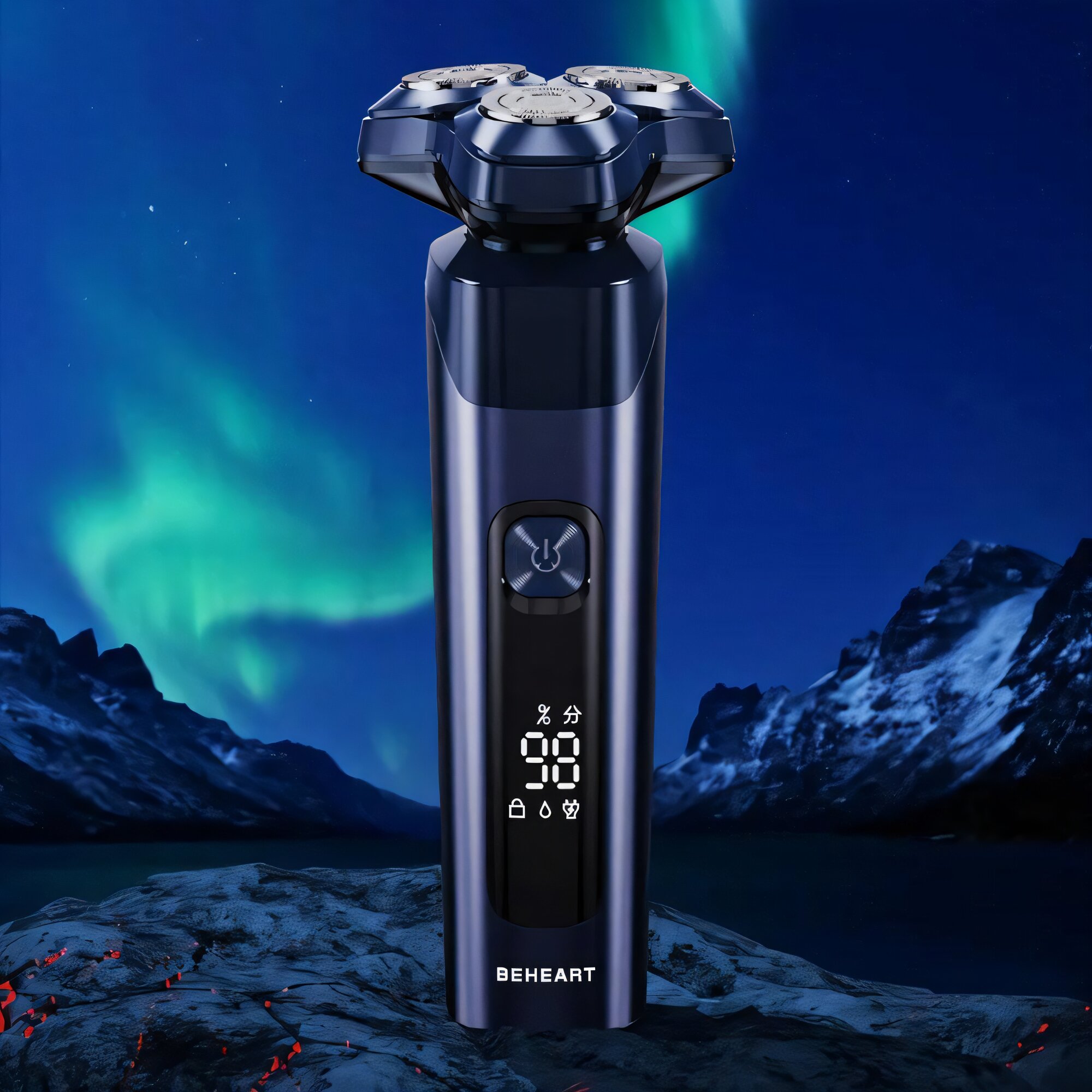 Изображение Электробритва Xiaomi Beheart мужская, электрическая бритва для лица G500 синяя