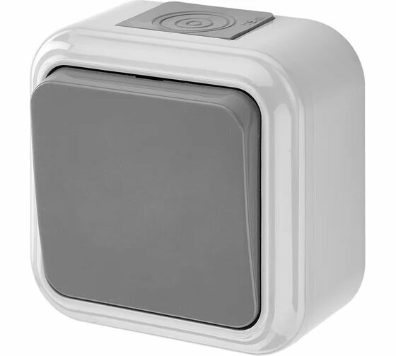 Выключатель Bylectrica Пралеска Аква А16-22203, 1 клавиша, IP54