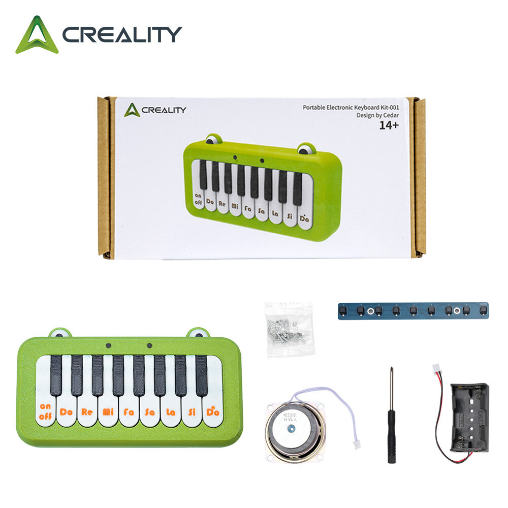 CREALITY 3D Printer Portable Electronic Piano Kit, Children's Toys, Decorations, Gifts