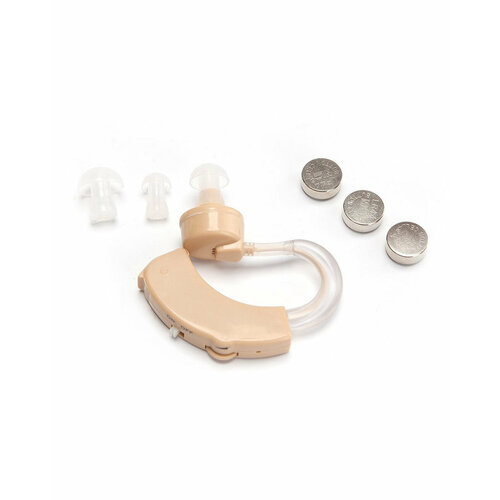 Усилитель звука цифровой заушной для слабослышащих и пожилых людей 593₽