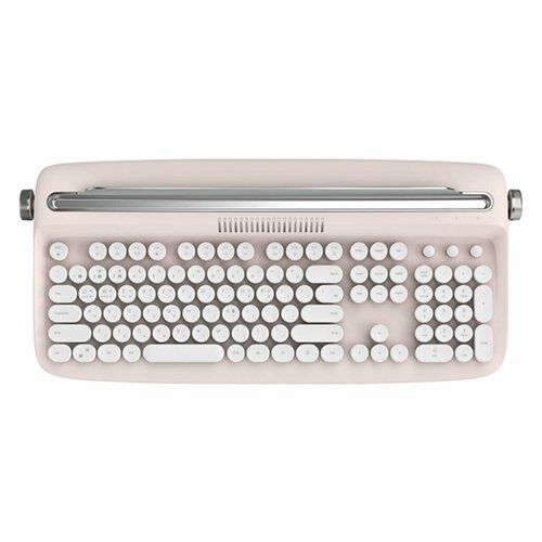 Модная корейская Bluetooth-совместимая пишущая машинка клавиатура в стиле ретро стимпанк 108 клавиш офисная беспроводная механическая 578200₽