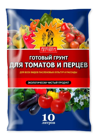 Сам себе Агроном Грунт для томатов и перцев 10л  Агроснабритейл