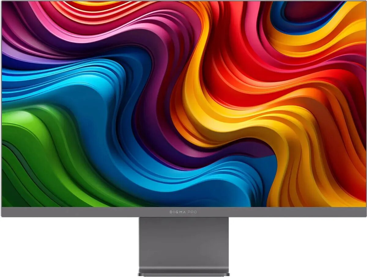27" Монитор DIGMA PRO Art S, 3840x2160, IPS, 1хHDMI, 1хDP, 1хType-С, серый [dm27sp01]