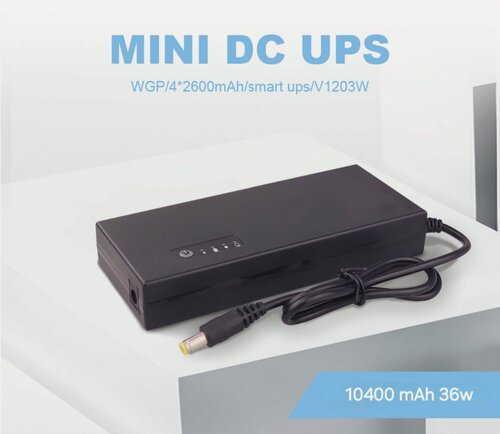 Изображение товара WGP SMART DC MINI UPS V1203W 12v/3A Источник бесперебойного питания 36w