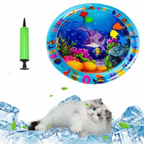 Водяной сенсорный игровой коврик для кошек и собак