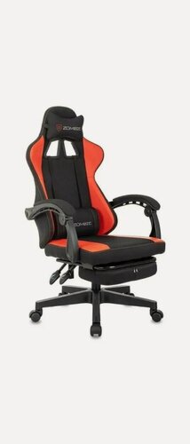 Изображение товара Кресло игровое Zombie Weaver, обивка: ткань/экокожа, цвет: черный/красный (ZOMBIE WEAVER R)