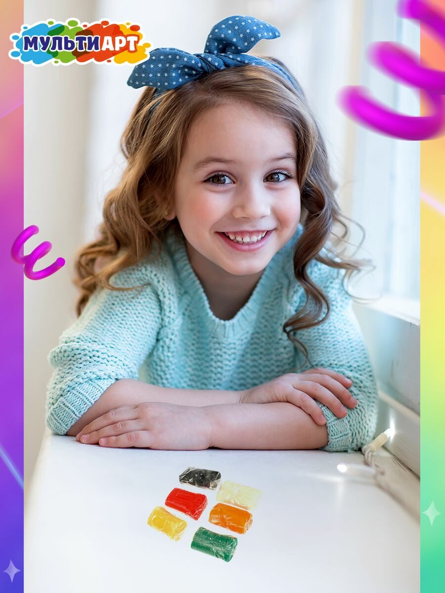 Набор для детей с тестом для лепки и формочками Пицца Мульти Арт — фото 1