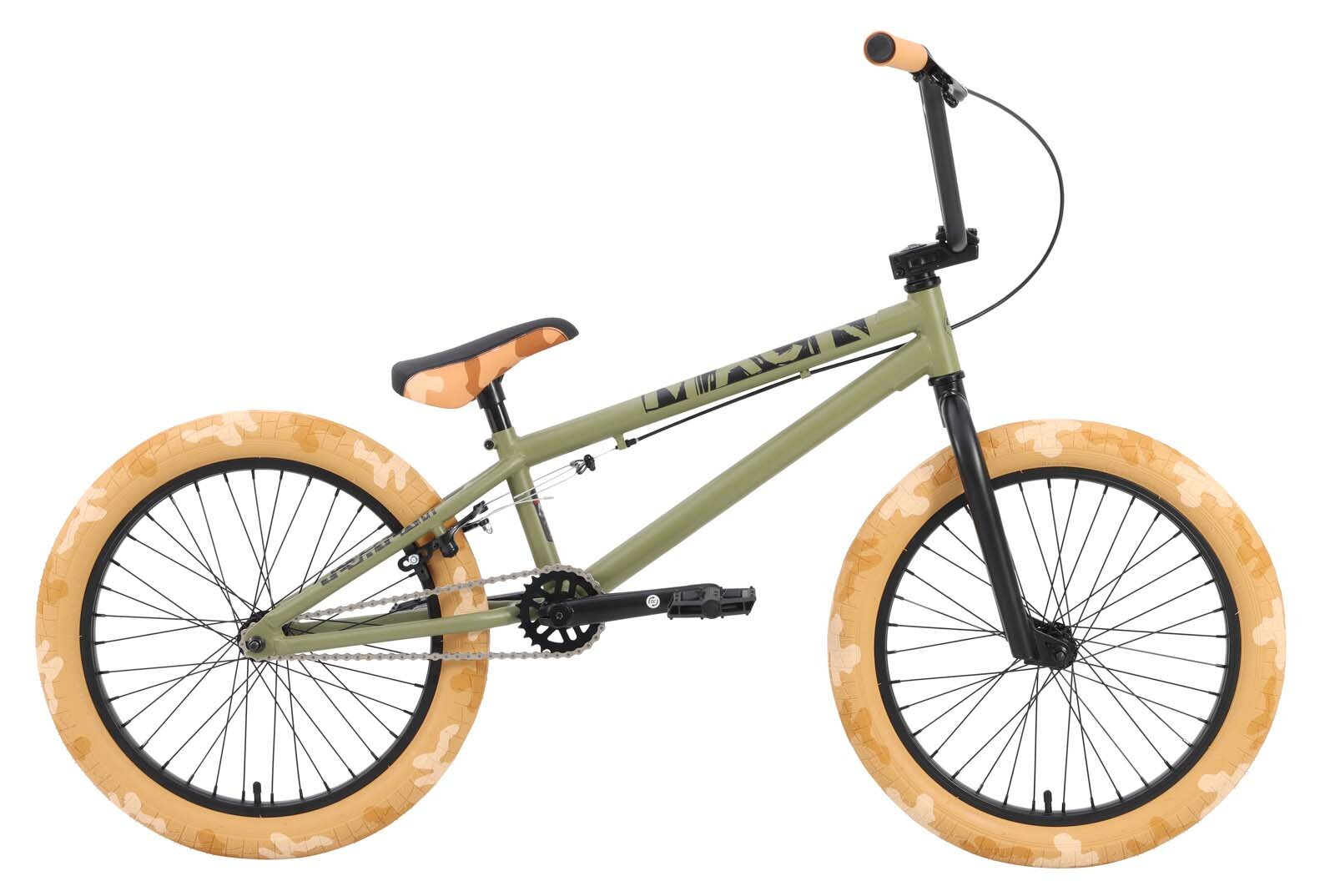 Велосипед BMX Tech Team Mack хаки 20"х20" 2025