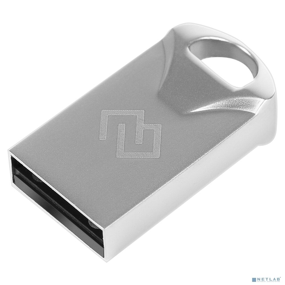 Флешка USB Digma DRIVE2 (DGFUM064A20SR), 64 Gb, USB 2.0, R/W 20/10, серебристый