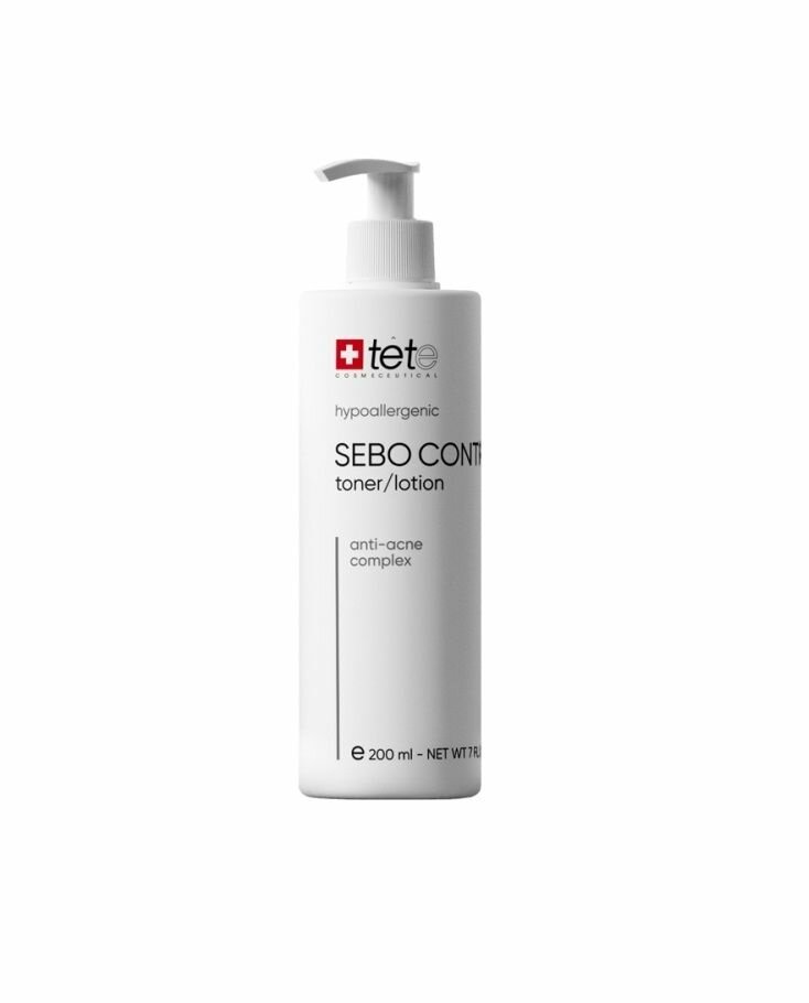 Тонер c антиакне комплексом Tete Cosmeceutical Toner Sebo Control 200 мл