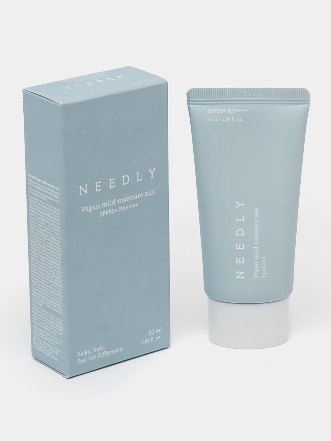 Солнцезащитный крем NEEDLY Vegan mild moisture SPF 50, увлажняющий, 50 мл