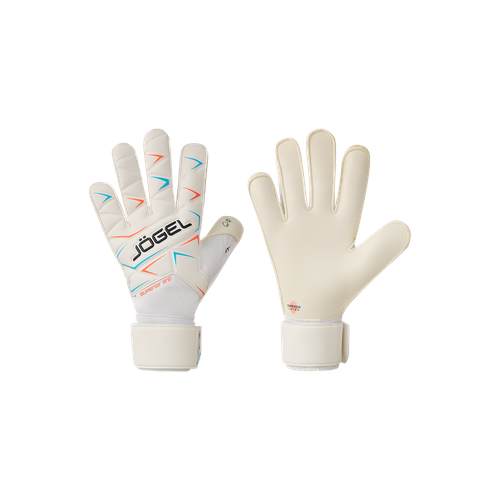 Перчатки вратарские Jögel Legend Sl3 Roll Flat, белый размер 10