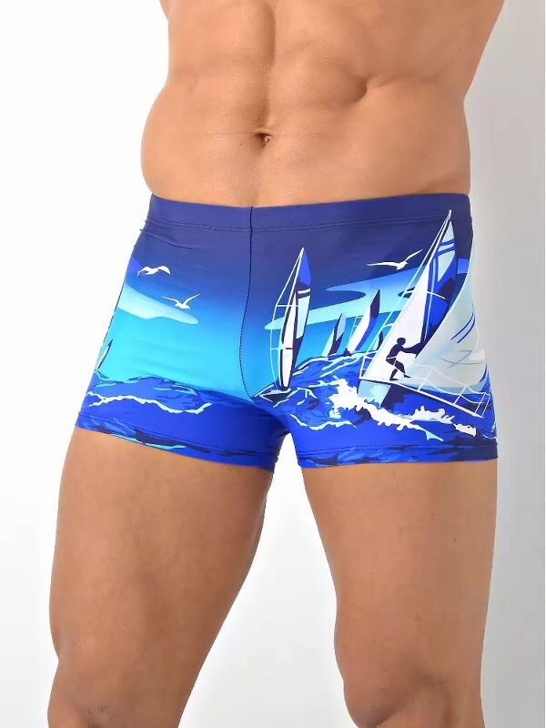 Плавки Империя белья Плавательные шорты PW SOLID BOARDSHORT, размер 48, синий — фото 1