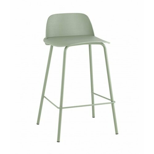 Стул полубарный Mist серо-зеленый Stool Group