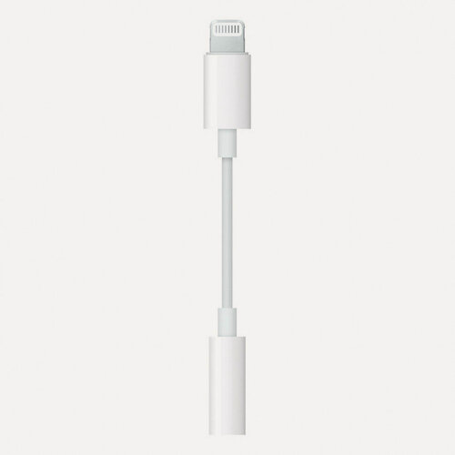 Изображение товара Адаптер Apple Lightning - mini jack 3.5 мм, для гарнитуры и наушников (MMX62ZM/A)