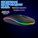 Мышь беспроводная бесшумная с RGB подсветкой, с аккумулятором, цвет белый.