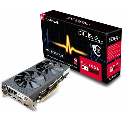 Видеокарта 80 Гб Sapphire Radeon RX 570 PULSE 11266-66-20G игровая 10566₽