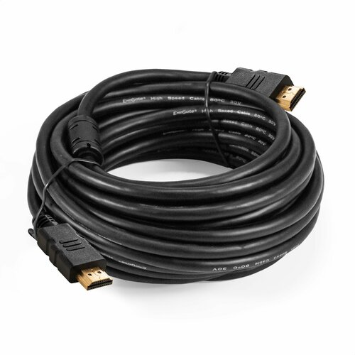 Кабель HDMI ExeGate EX-CC-HDMI-7.5F (19M /19M, 7, 5м, v1.4b, ферритовые кольца, позолоченные контакты) EX294692RUS