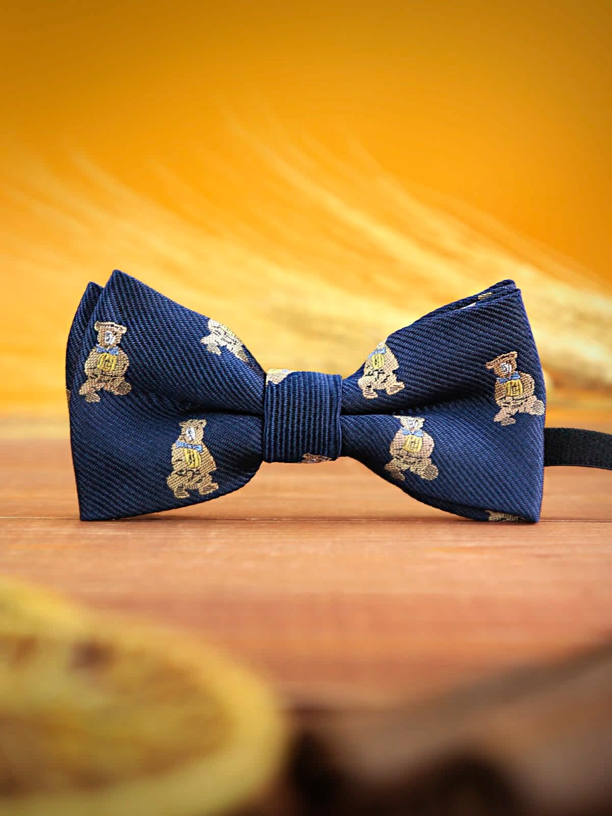 Бабочка 2beMan, синий/бежевый — фото 1