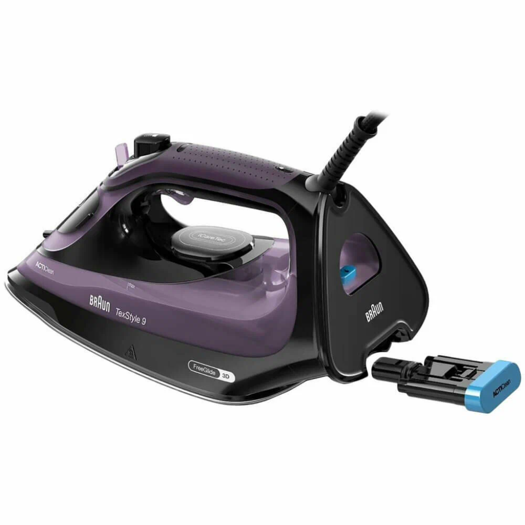 Утюги Xiaomi Утюг BRAUN TexStyle 9 SI9661VI SI, 3100 Вт, Eloxal Plus, фиолетовый