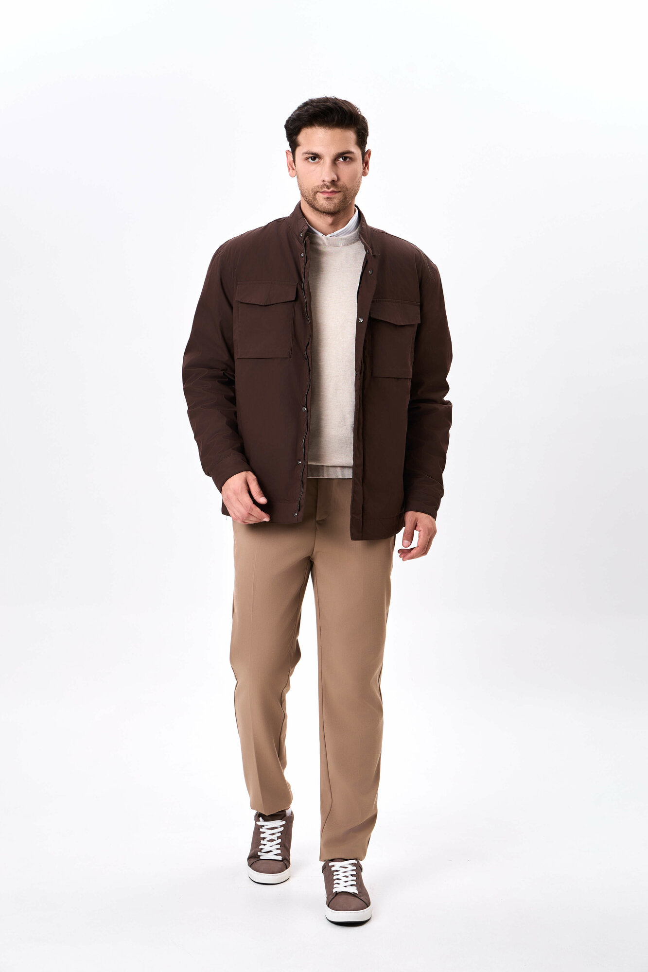 Ветровка TERRA PRO, размер S, brown
