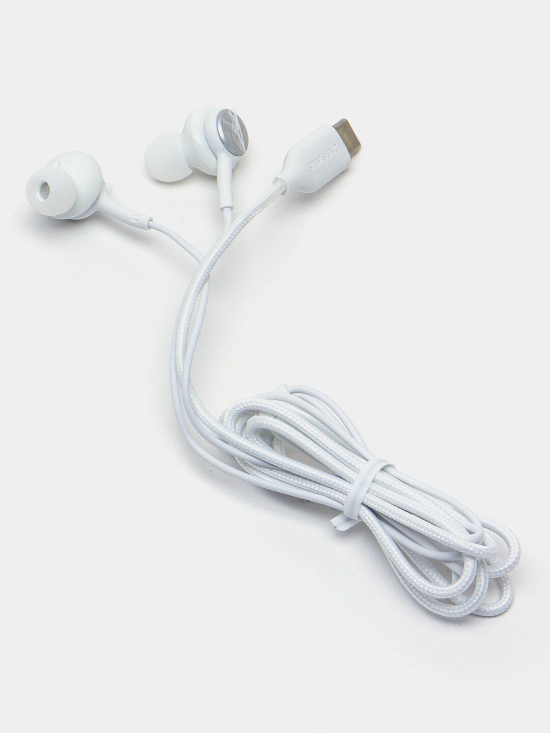 Проводные наушники для MI и Samsung, AKG EO-IC100BBEGRU Type-C white, Белый — фото 1