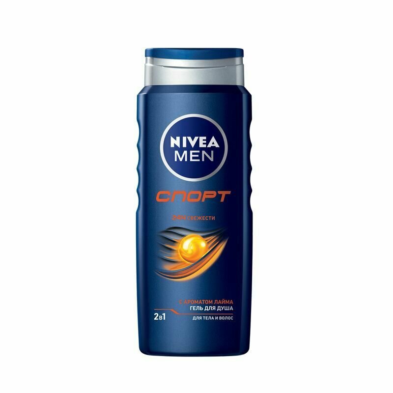 Nivea Men Гель для душа мужской Спорт с ароматом Лайма 500 мл