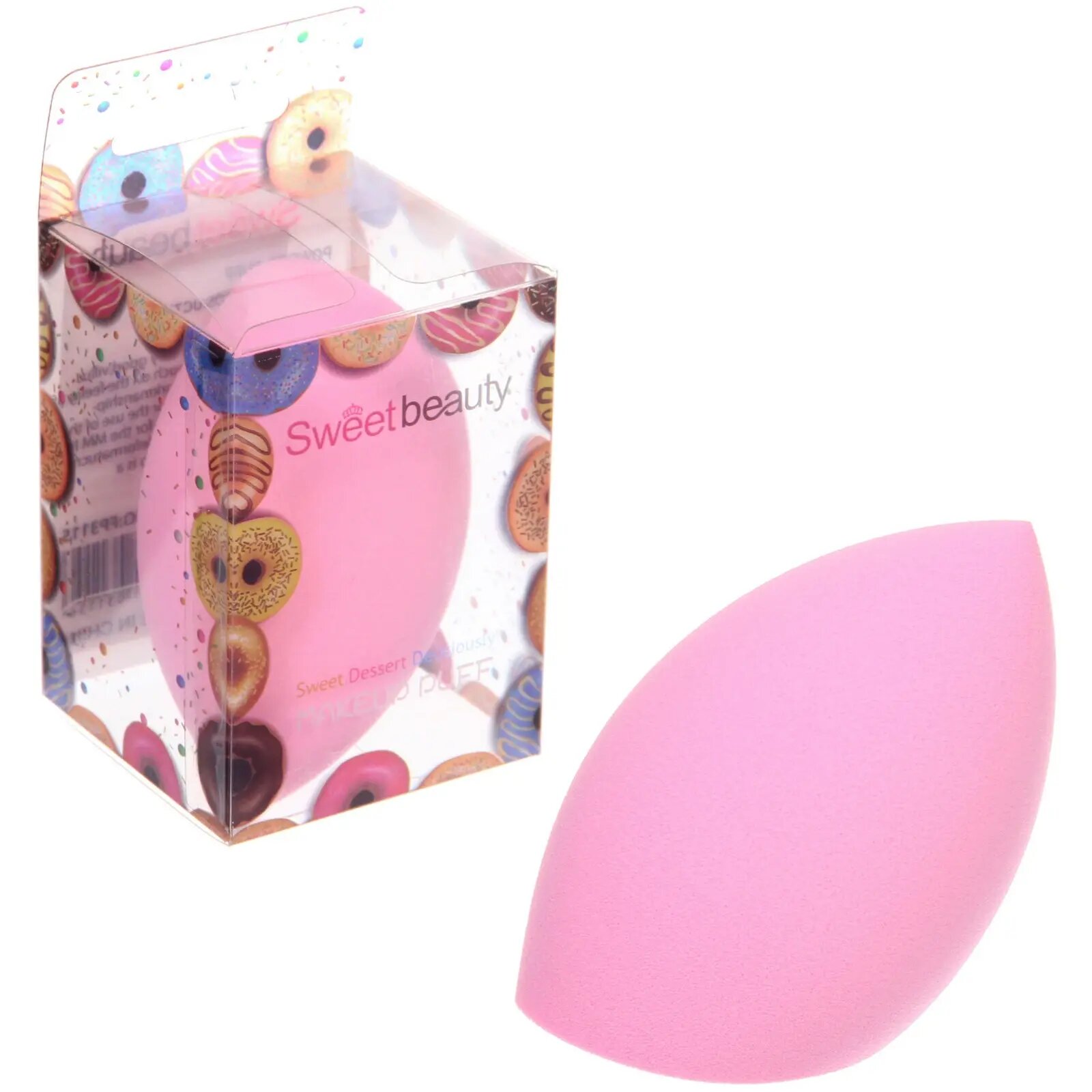 Спонж для макияжа «KALISTO», розовый, 4,2х6см, для идеального нанесения