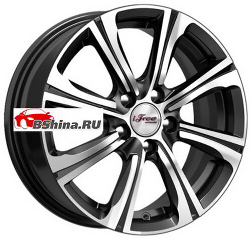 Колесный диск iFree Апероль 60x15/4x100 ET46 D541 Блэк Джек