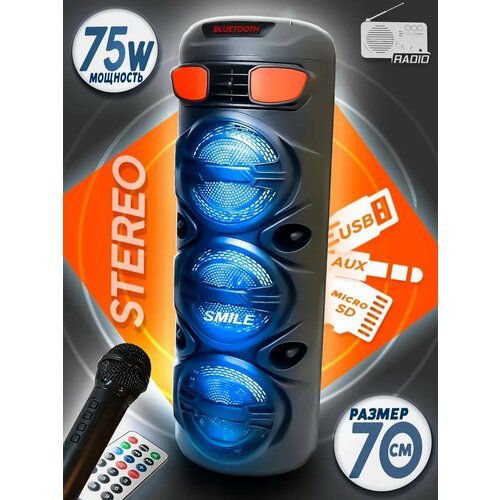 Беспроводная колонка 6301 акустическая система портативная 7124₽