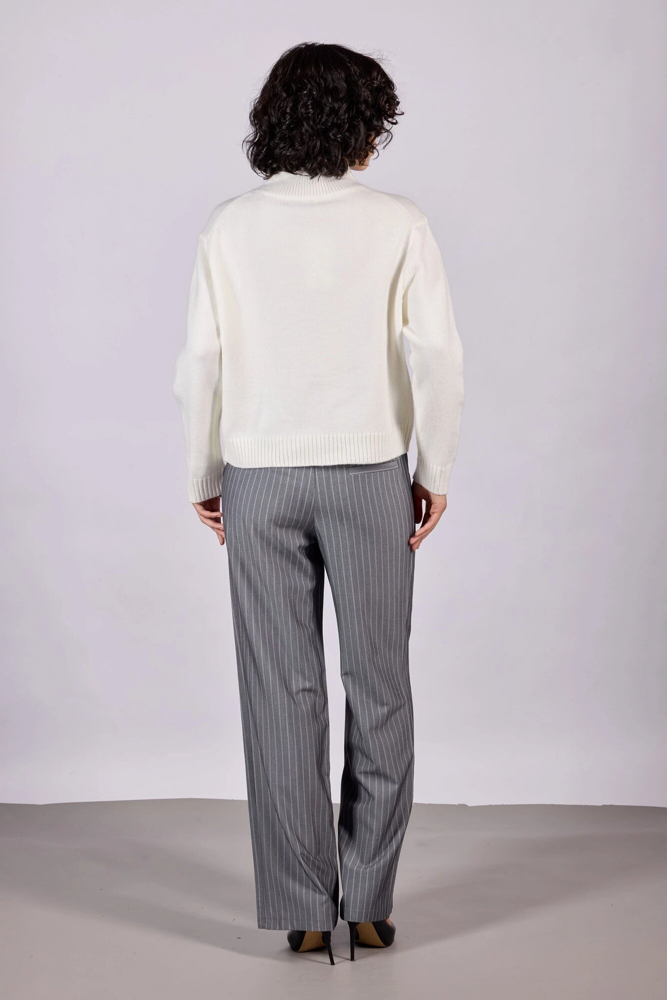 Свитер Selfie, размер L, , белый — фото 1