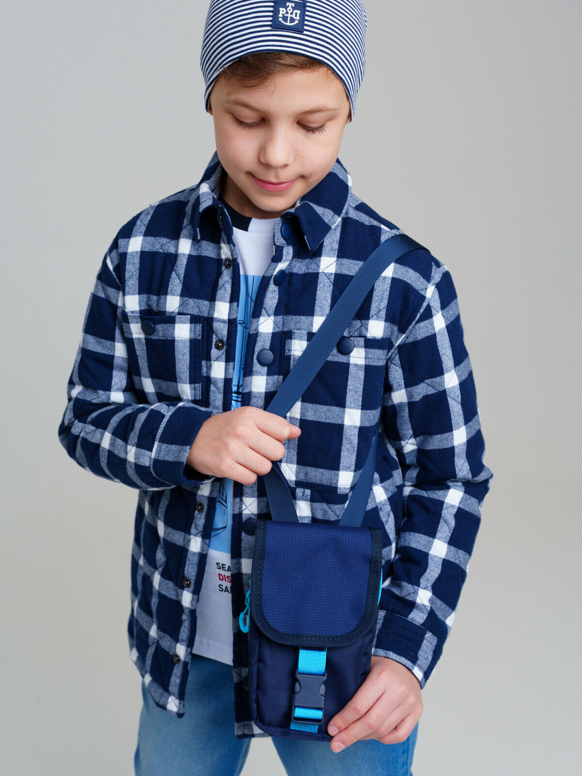 Сумка кросс-боди playToday, темно-синий — фото 1