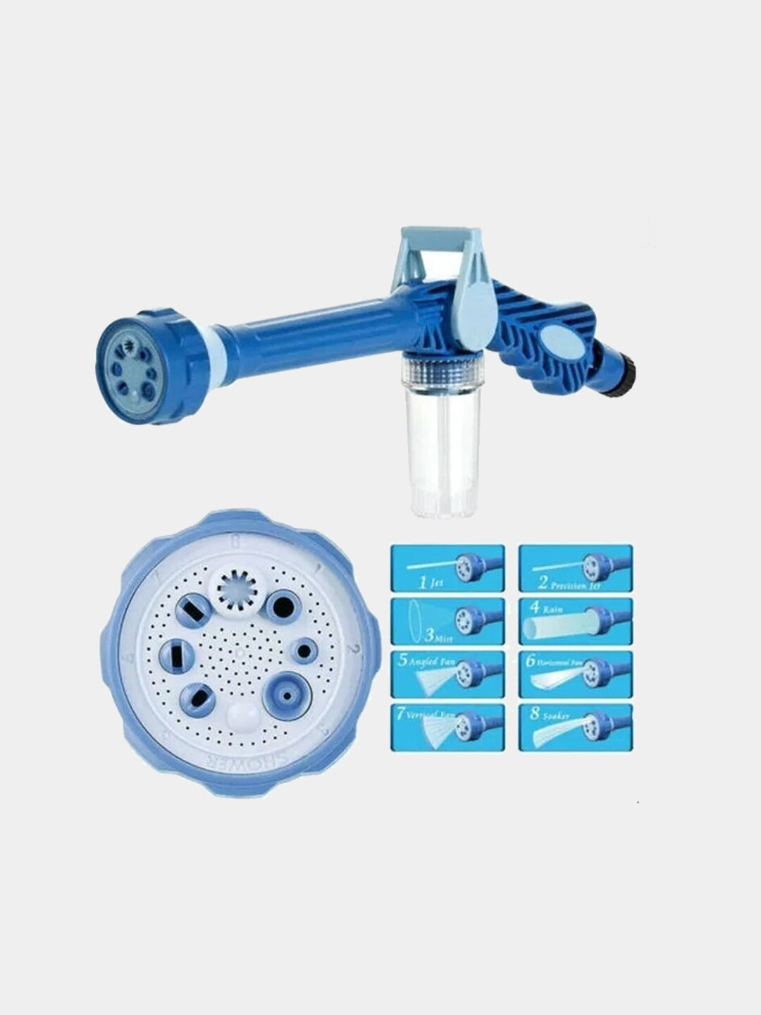 Распылитель воды Ez Jet Water Cannon, с емкостью для шампуня