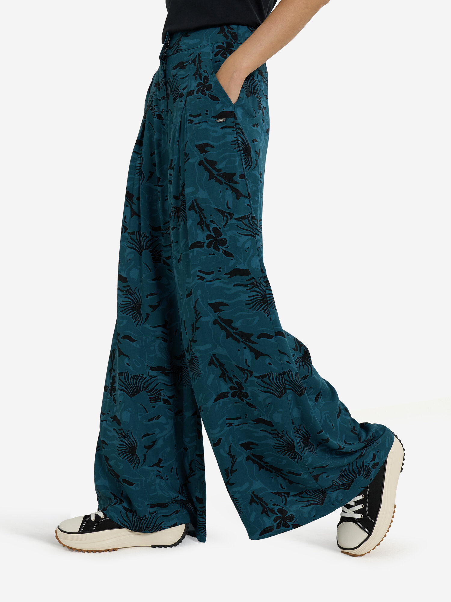 Брюки Termit Surf Female Pants, размер 46/48, черный/зеленый