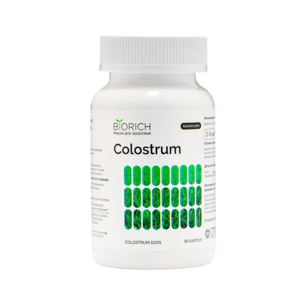Колострум БиоричColostrum Biorich капсулы массой 628 мг 90 шт
